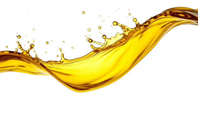 Yellow Water or Oil Wave or Splash - Watery substance for Product Health Care and Cosmetics packaging placement - Oily Liquid - Transparent PNG flowing cosmetic