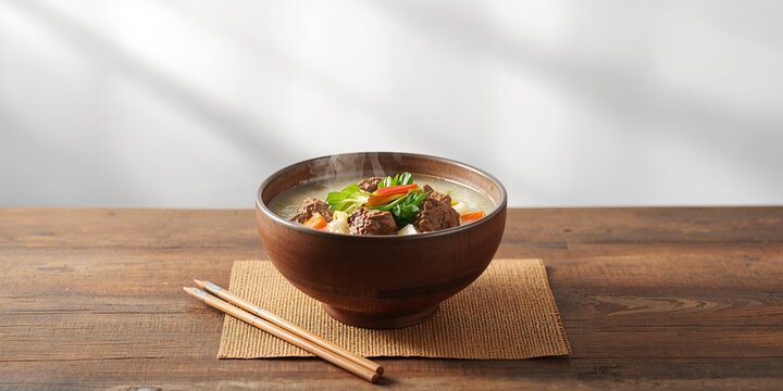 Fruit tree with vibrant foliage against a bright blue sky, suitable for seasonal change themes