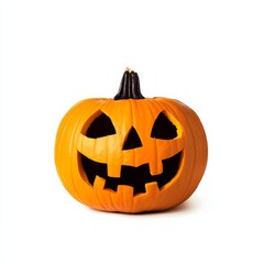 Stunning Jack O Lantern Pumpkin with Spooky Grin, Perfect for Halloween Decorations and Festivities
