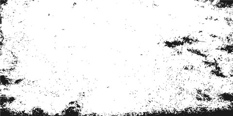 Abstract black grunge texture background with ink splat and paint drop silhouette art pattern