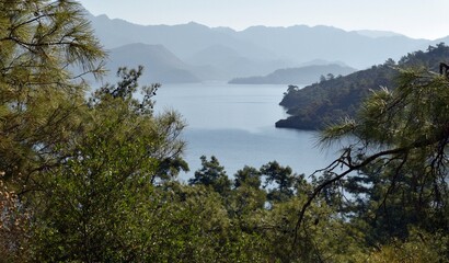 A section of the outskirts of the small Turkish resort town of Marmaris