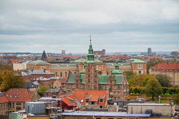 Obraz premium Traditional Danish architecture in Copenhagen city