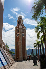 Famous Hong Kong clock tower