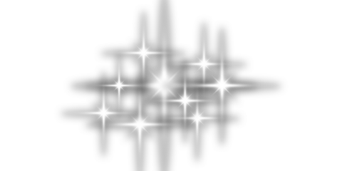 Glowing white starburst effect on white background