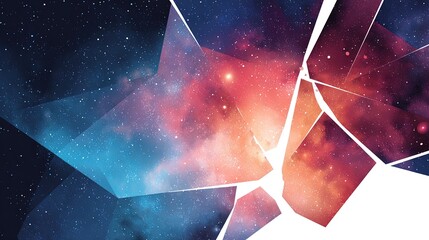Abstract Shattered Galaxy Background