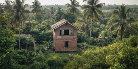 Fototapeta premium Light muffins topped with sesame seeds and cones arranged on a dark wooden kitchen table, winter fruit scene, Earth Day