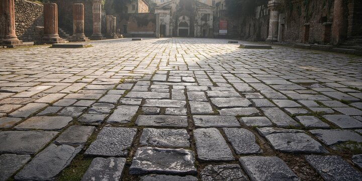 Violet lotus flower background with water and green leaves, suitable for nature-themed layouts and editorial headers - Powered by Adobe