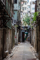 narrow street in the old town