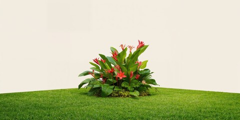 Vivid poppy field in full bloom with blue sky and white clouds, ideal for nature photography backgrounds