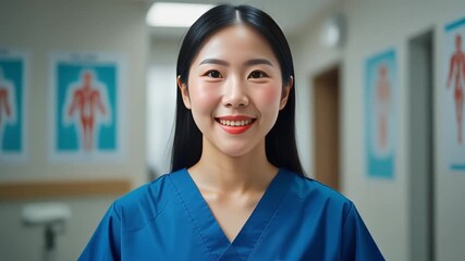 apanese Healthcare Worker Giving Health Advice