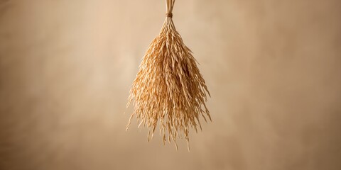 Obraz premium Serene seaside view of a solitary bench with calm waters, suitable as a background for text or layout