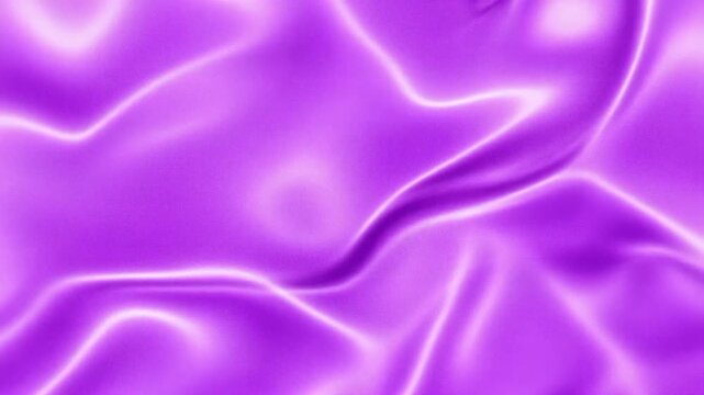 A smooth and shiny purple fabric texture, showcasing waves and reflections.
