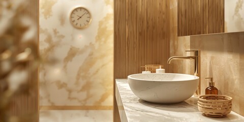 Close-up of a woman in a white t-shirt inspecting her neck for thyroid issues, focusing on a red spot, health awareness