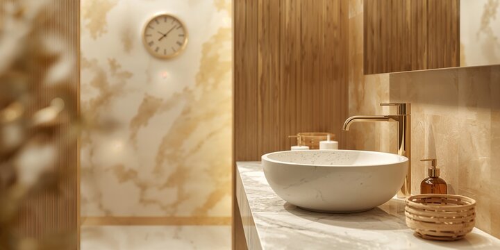 Close-up of a woman in a white t-shirt inspecting her neck for thyroid issues, focusing on a red spot, health awareness