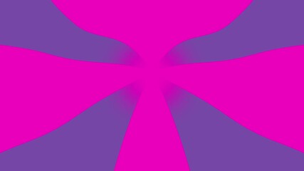 Slow moving striped wave lines warp 2D animated gradient backdrop motion graphics dynamic abstract shapes geometric patterns and visual effects twisting design overlay colours pink and royal purple - Powered by Adobe
