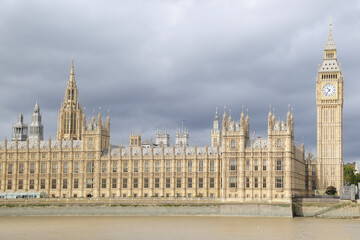 Houses of Parliament and Elizabeth Tower (Big Ben), Westminster, London, England, United Kingdom