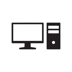 Desktop PC Monitor Icon