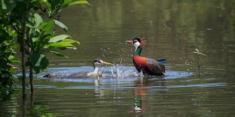 Insect and plant scene, emphasizing ecological interactions for environmental awareness day