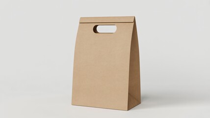 paper bag isolated on white