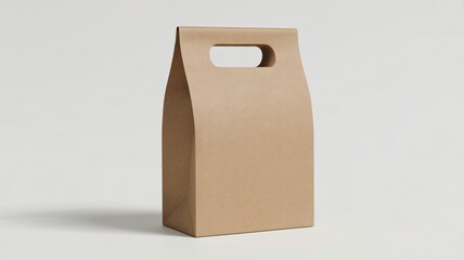 brown cardboard box with label