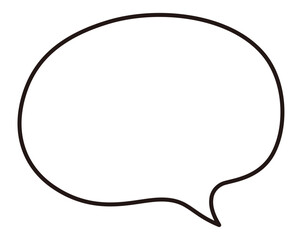 シンプルな吹き出し