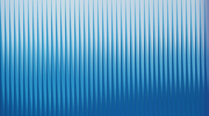 Abstract vertical ribbed texture with a smooth gradient of light to dark blue tones creating a modern and clean background