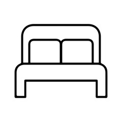 Comfortable Bed Icon Design