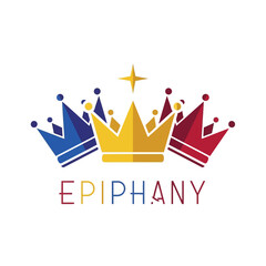 Three Royal Crowns Representing Epiphany and Royalty.