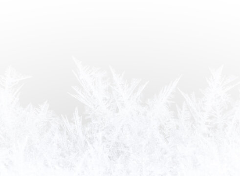 Festive snowflake background with frost and ice crystal texture, winter holiday decorations, transparent snow elements, sparkling shine, cold seasonal environment, and bright edges - Powered by Adobe