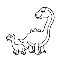 A cute baby giraffe vector illustration of a funny wild animal cartoon character smiling at the zoo