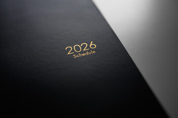 革表紙のビジネス手帳2026年版