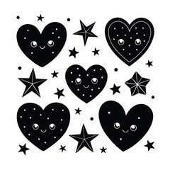 Three-dimensional abstract rendering of colorful geometric shapes and glowing lines against a dark background