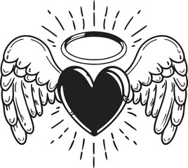 Three-dimensional abstract rendering of colorful geometric shapes and glowing lines against a dark background