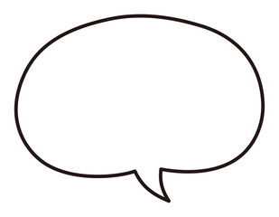 シンプルな吹き出し