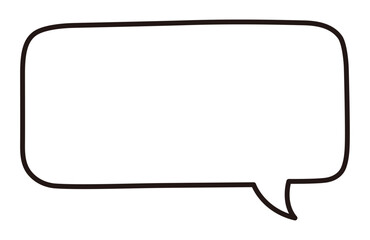 シンプルな吹き出し