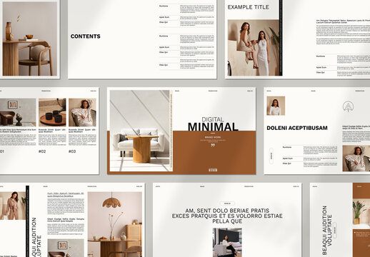 Digital Minimal Presentation Template