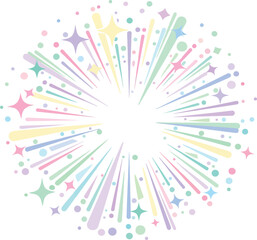 abstract background with colorful stars