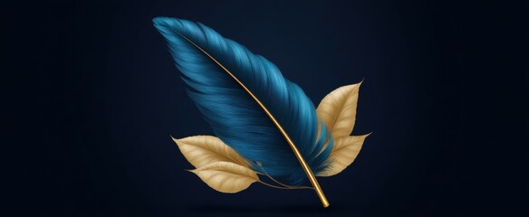 The world poetry day feather quill icon symbolizes literary art and creative expression.