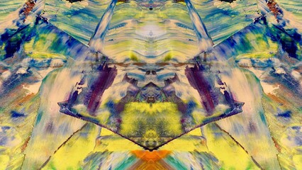 Abstract art background . Hand painting artwork on canvas .