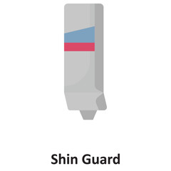Shin Guard Vector icon which can easily modify or edit