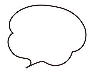 シンプルな吹き出し