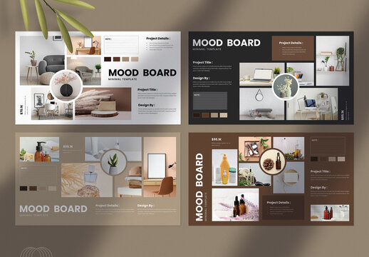 Clean Mood Board Template