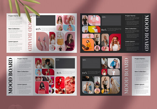 Colorful Mood Board Template