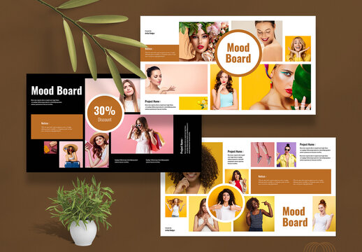 Beauty Mood Board Template
