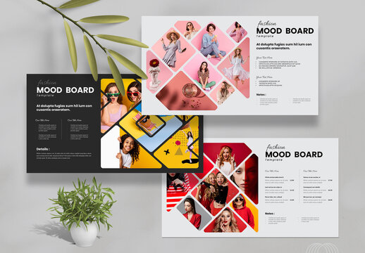 Fashion Mood Board Template