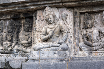 Yogyakarta Indonesia 12 11 2025  – the Prambanan Temple complex, a majestic Hindu heritage site...