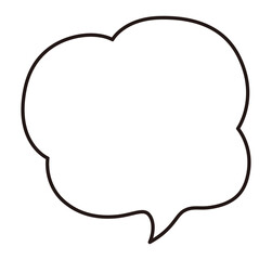 シンプルな吹き出し