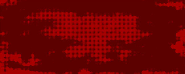 Artistic hand painted multi layered red background