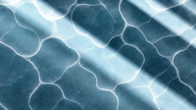 Abstract water surface with soft undulating patterns and flowing textures illuminated by gentle light reflections creating a serene visual experience in a tranquil aquatic environment
