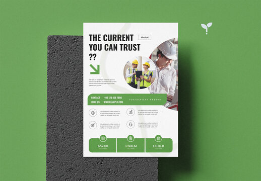 Electrical Service Corporate Flyer Template